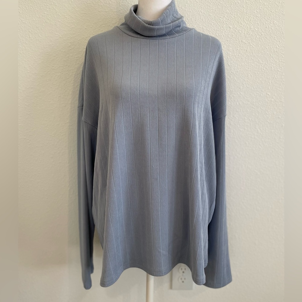 Long Sleeved Turtle neck top - SHEIN